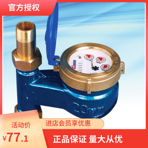 埃美柯LXSL-E旋翼立式湿式冷水表073铁壳DN15DN20DN254分6分1寸