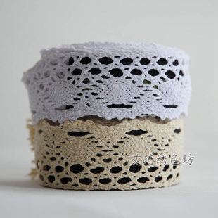 床单沙发下摆窗帘辅料桌布边棉蕾丝带棉线花边织带diy手工材料