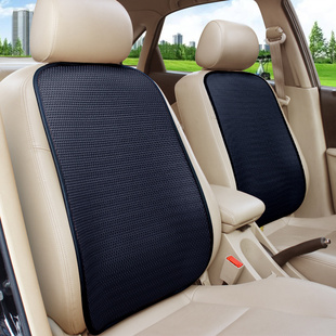 汽车腰靠冰丝透气车用靠垫夏季 单片座椅背垫秋冬加厚毛绒靠背腰垫