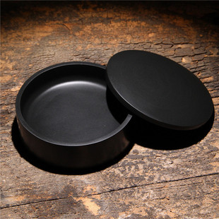 精品老坑砚台墨光溢彩带盖砚台老坑籽料墨海砚台龙尾砚端砚