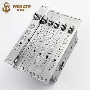 防盗门锁体通用型家用智能锁双活双快指纹锁不锈钢门锁锁具锁心芯