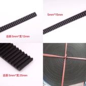 25MM通力皮带 K400开口齿形带5M 蒂森电梯F9门机皮带同步带