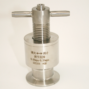 304不锈钢排气阀/快装安全泄压阀/弹簧式安全阀/卡箍式卫生级阀门