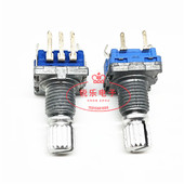 花轴柄长15mm梅花柄 五脚旋转编码 编码 带开关 器 开关 EC11