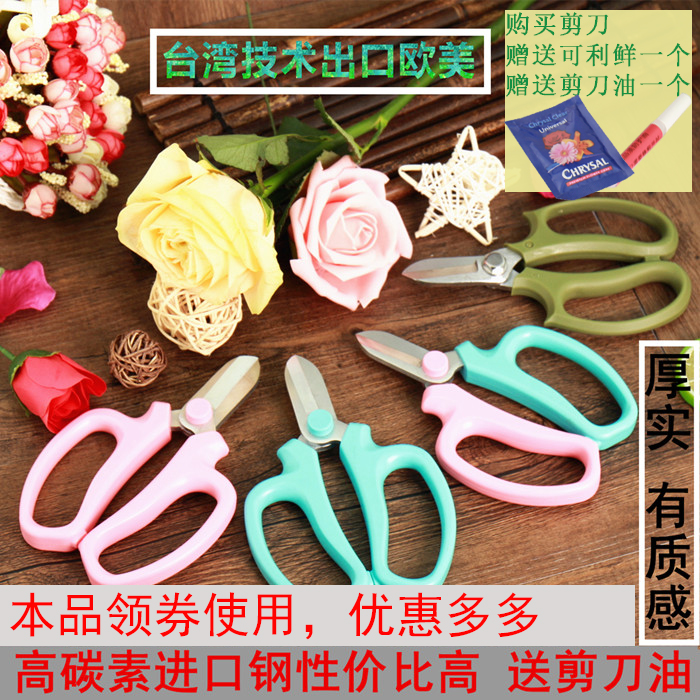 包邮花剪园艺剪刀修枝剪枝剪园艺工具插花修剪花绿植.鲜花花艺剪