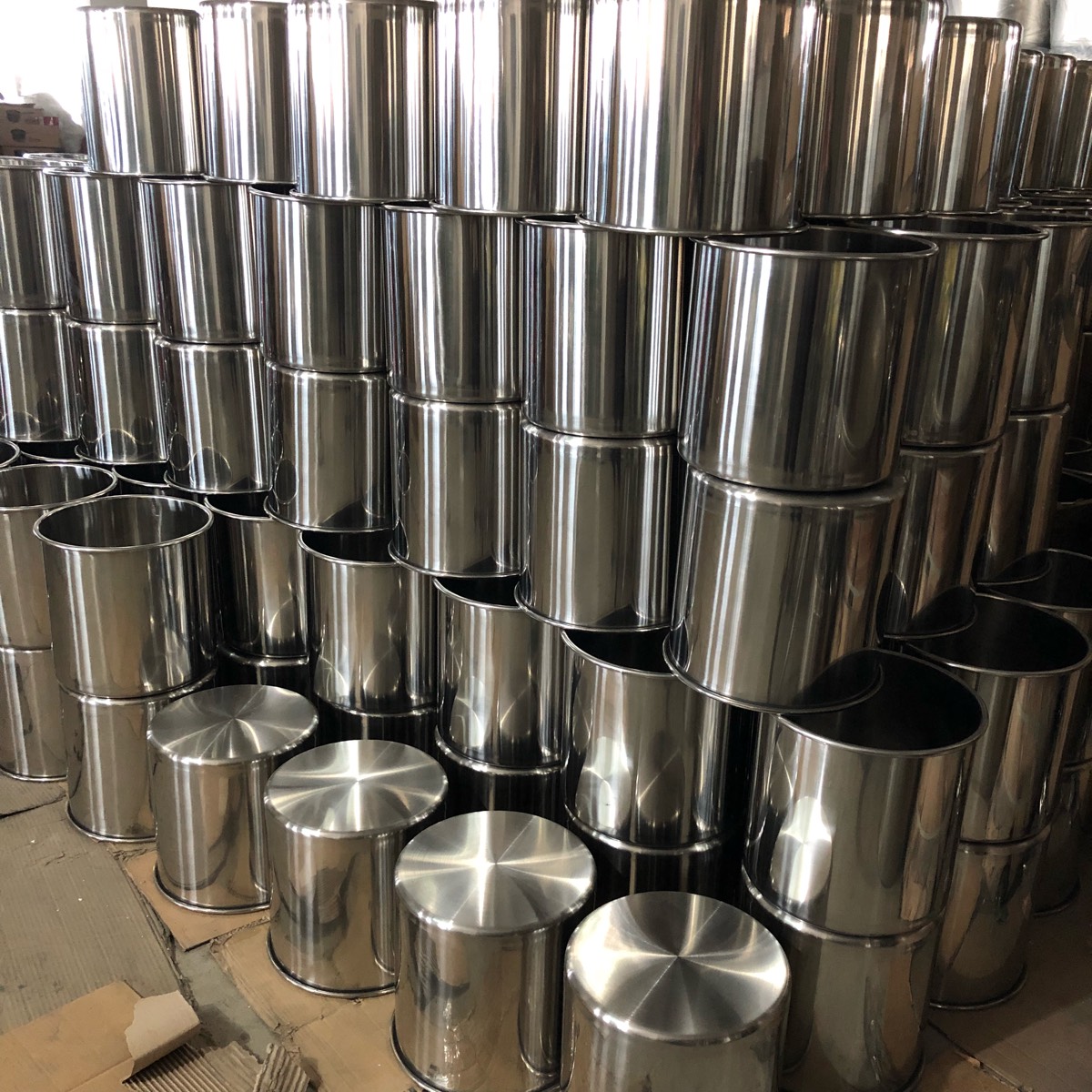 特厚1mmc不锈钢桶搅拌桶20/25/30/35无耳汤桶发面锅收纳储物桶油