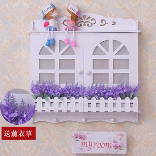 电表箱装饰画免打孔创意北欧式配电箱电闸盒多媒体遮挡箱简约现代