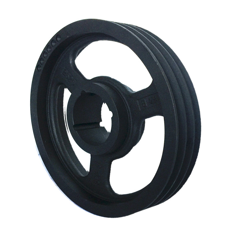 定制欧标锥套皮带轮SPB3型动平衡传动轮高速风机皮带轮涨紧轮盘
