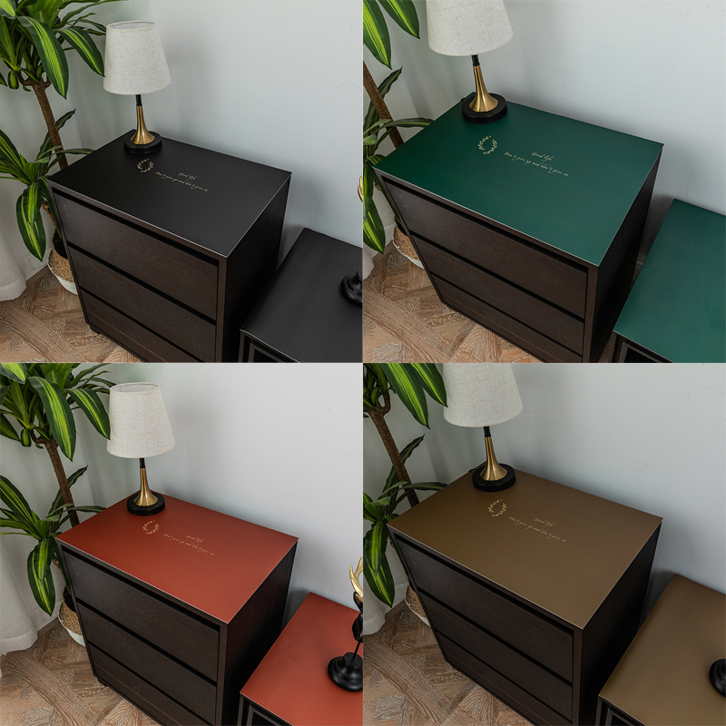 无味皮革桌布防水防油免洗pvc皮质床头柜垫梳妆台鞋柜餐桌垫