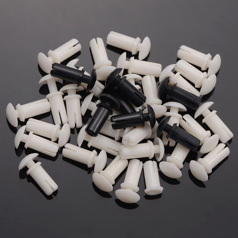 R3R4R5R6尼龙铆钉塑料铆钉R形R型铆钉PC板塑胶铆钉风扇铆钉L