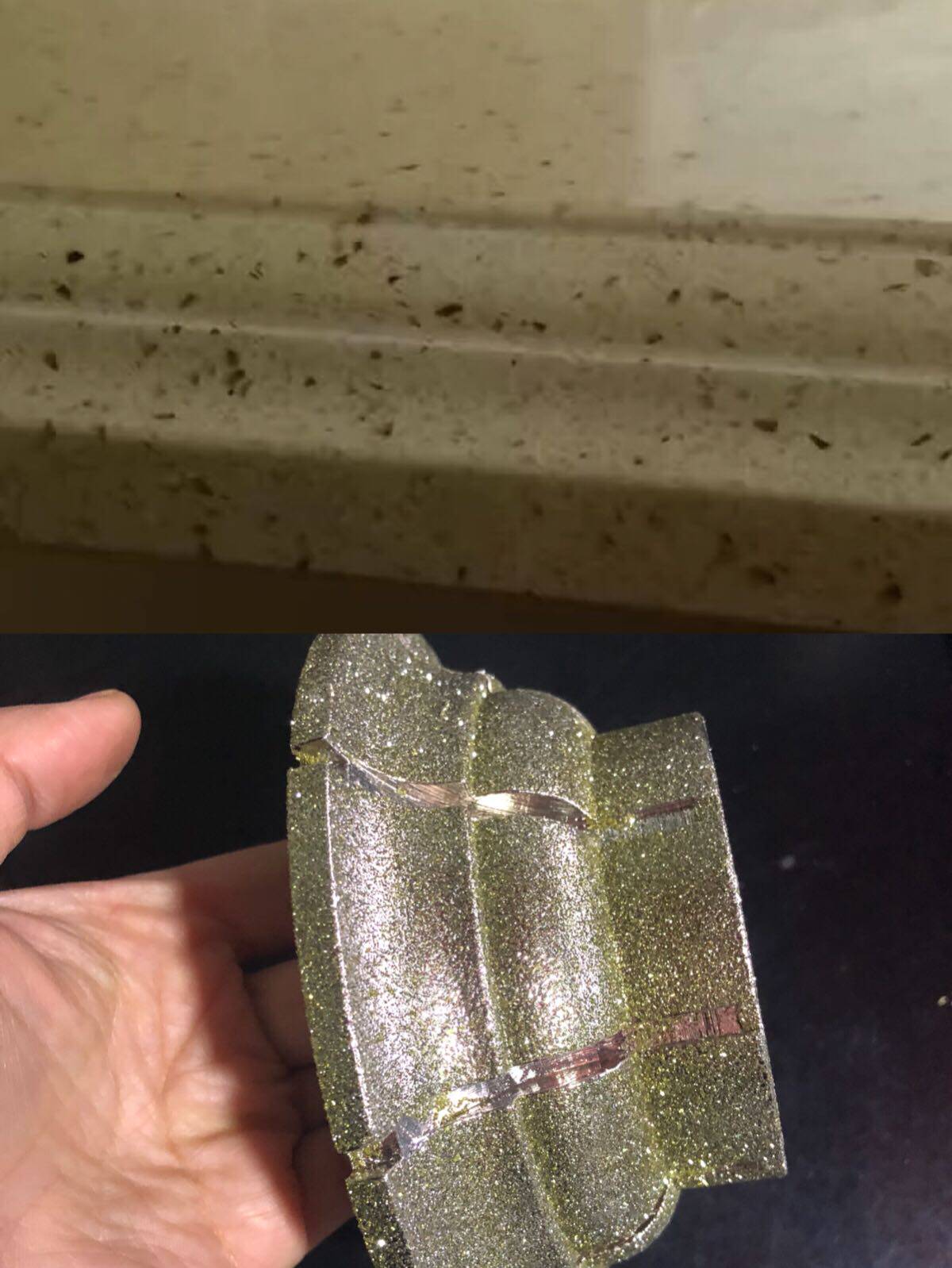 欧式边电镀磨轮线条轮 石英石台面磨边轮 磨边机台面线条轮