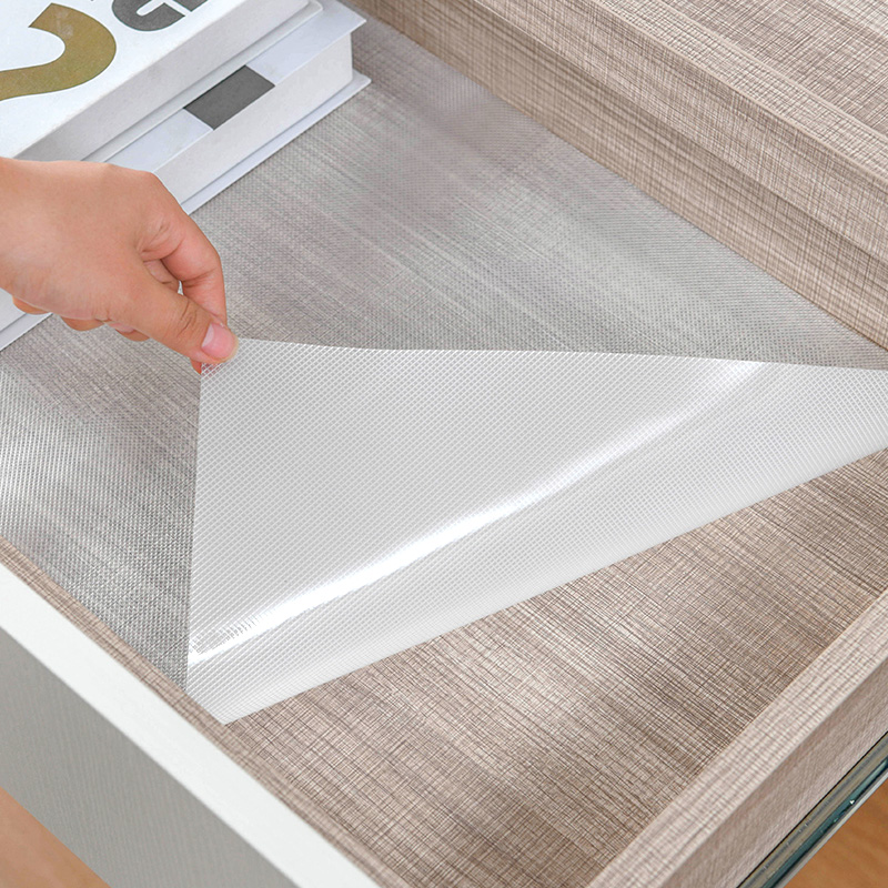 日本厨房抽屉垫纸橱柜衣柜鞋柜加厚防油防水贴纸透明抗菌防潮垫子