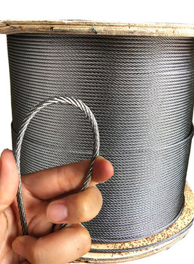 304不锈钢软细钢丝绳0.6mm0.8mm1mm1.2mm1.5mm2.5mm3mm4mm6mm10mm