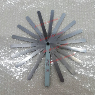 晶花塞尺 厚薄规 间隙规 100/150/200/300 14/17/20片 0.02-1mm