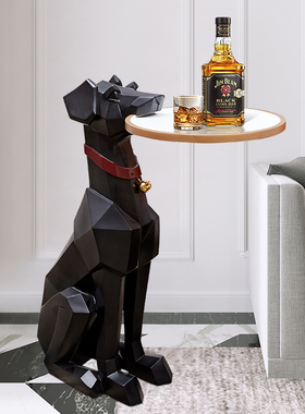 创意大型落地狗摆件轻奢客厅沙发旁D乔迁新居礼品迎宾家居软装饰