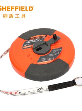 钢盾S077320-S077350 玻璃纤维卷尺 盘尺皮尺量衣尺 工地测量