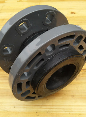 国标PVC法兰橡胶软接头 KXT-10 可曲挠橡胶接头 减震器DN40 50 65