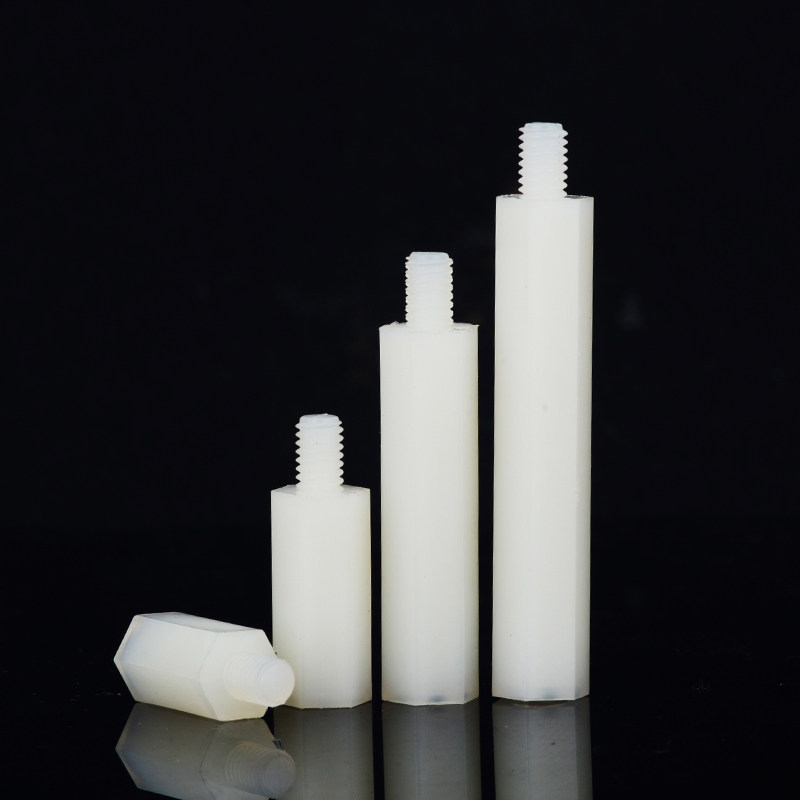 M2M2.5M3 六角尼龙柱 单头隔离柱 支撑住间隔柱 尼龙塑料支撑柱