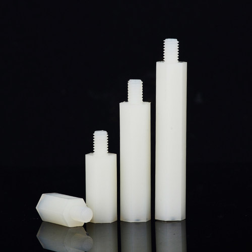 M2M2.5M3 六角尼龙柱 单头隔离柱 支撑住间隔柱 尼龙塑料支撑柱