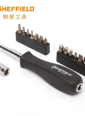 钢盾S056011 螺丝刀套装16件套多用旋具组套 多功能起子螺丝批