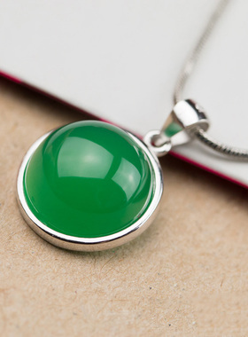 S925银12*12吊坠30*30空托16*16镶嵌18*G18蜜蜡20*20圆14*14 15*1