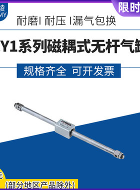 SNS神驰磁耦式无杆气缸CY1R10X1-100 CY3R101-200 201-300