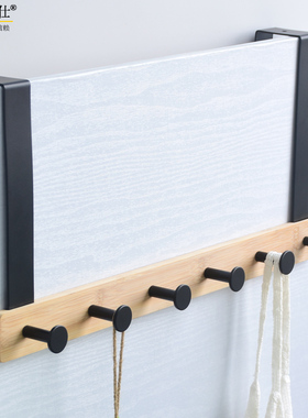 门后挂钩免d打孔门上挂衣架卧室5cm厚门6cm不限门厚房门式挂钩加