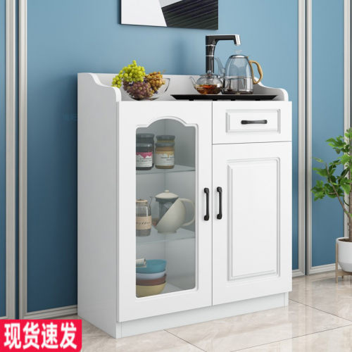 餐边柜简约现代客厅茶水柜厨房碗橱柜实木餐厅实木收纳储物柜子