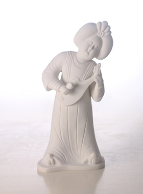 新中式风格 人物摆件 家具饰品 饰品摆设 博古架摆件