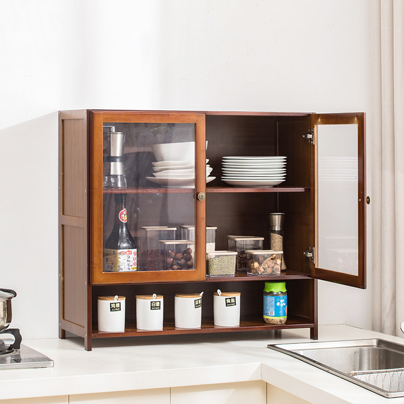 碗柜家用厨房灶台面收纳小型简易餐边储物透气放菜柜子,厨房/烹饪用具,厨房置物架/置物柜/角架,淘宝优惠券,粉丝福利购,淘宝优惠卷