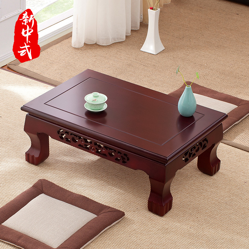 整装榻榻米茶几实木飘窗桌家用炕几桌欧式地台小茶桌日式矮桌