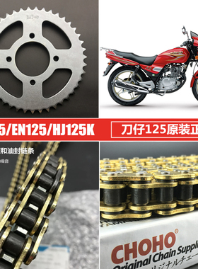 适用王GSHJ摩托车套链GN太子锐爽EN链条链轮盘