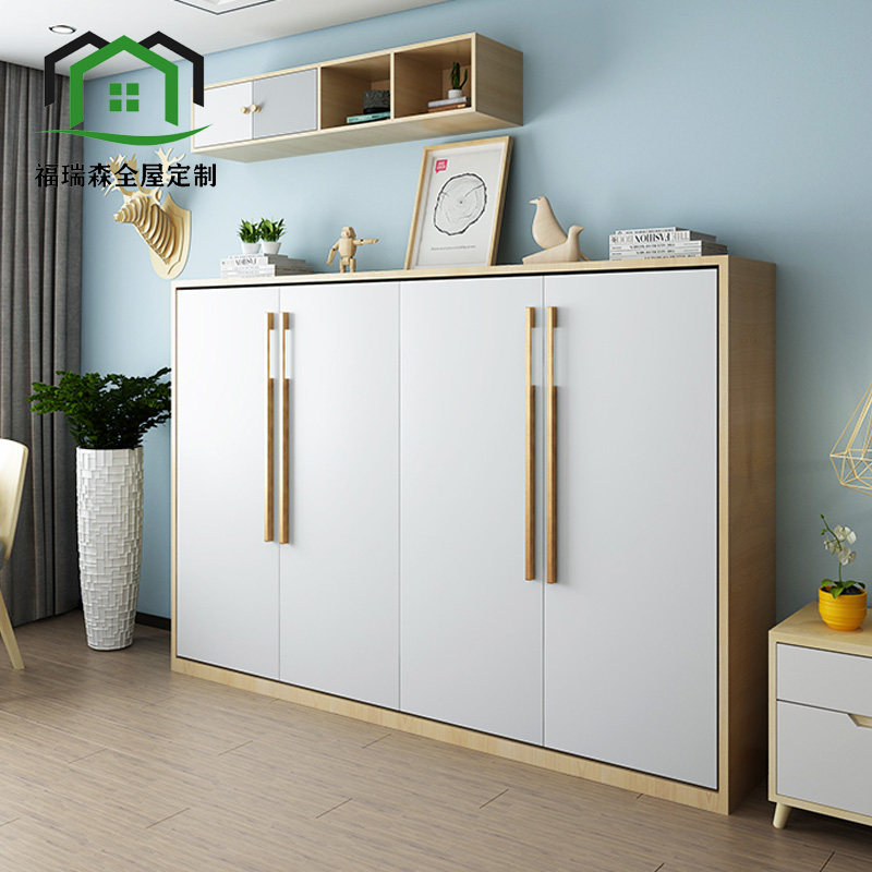 隐形床衣柜一体多功能壁床柜组合阳台客厅书房折叠侧翻隐形床壁床