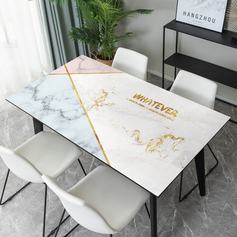 餐桌垫轻奢桌布防水防油免洗p防烫隔热长方形茶几垫餐桌布,居家布艺,桌布,淘宝优惠券,粉丝福利购,淘宝优惠卷
