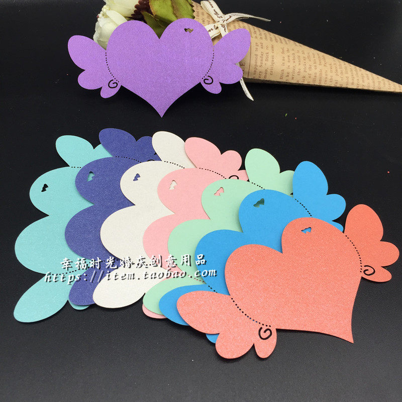 张爱心翅膀心愿卡 新年小贺卡 圣诞节许愿卡 幼儿园祝福心意卡,节庆用品/礼品,贺卡/卡片,淘宝优惠券,粉丝福利购,淘宝优惠卷