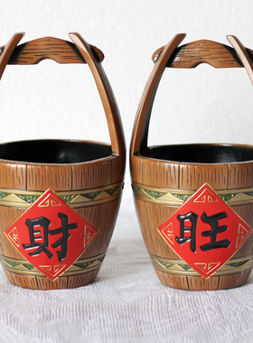 多功能杂物桶鞋柜玄关钥匙收纳摆件大容量零钱罐创意陶瓷摆设礼物