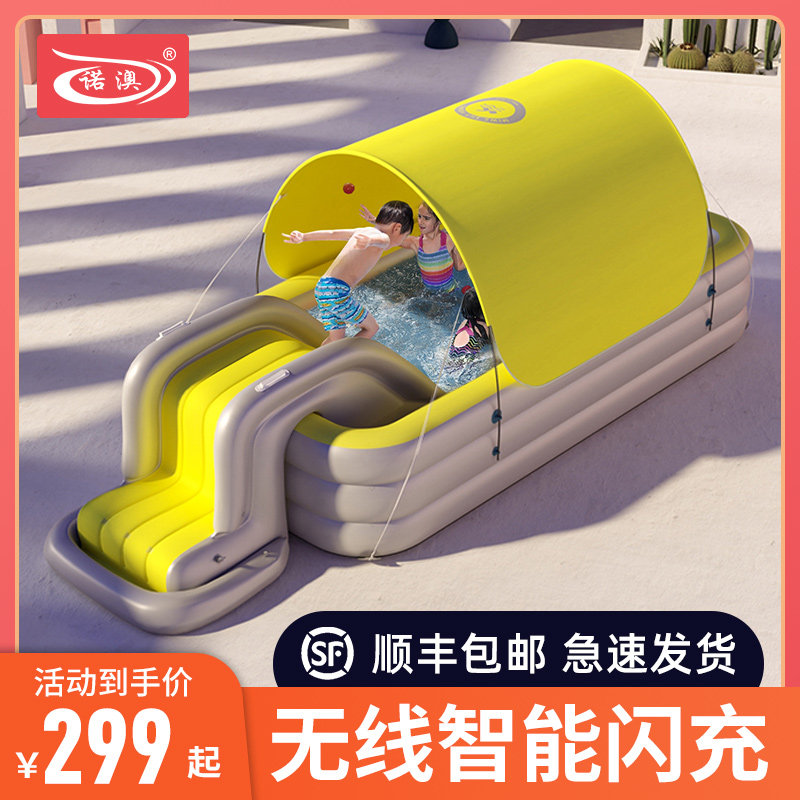 儿童游泳池家用宝宝婴儿戏水桶家庭室外大人小孩气垫大型充气水池