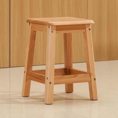 实木方凳简约家用榉木餐桌凳学生高板凳四方梯凳长凳子原木高脚凳