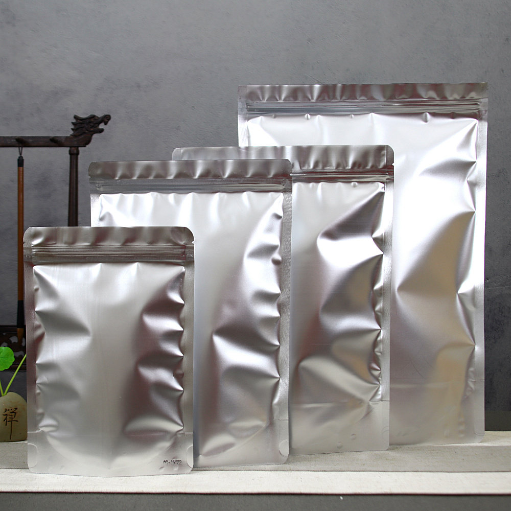 茶叶密封袋防潮大小号加厚铝箔袋散茶自封袋存茶袋红茶绿茶包装袋