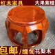 榫卯红木家具鼓凳实木中式 花梨木矮凳古典圆凳缅花鼓凳秀墩凳子