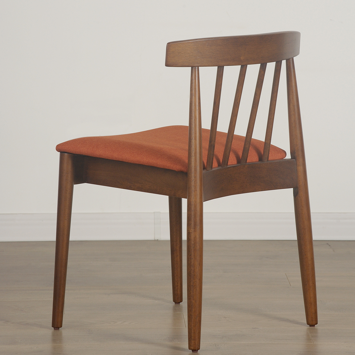 简约现代实木牛角椅西餐厅餐椅餐饮酒店桌椅小清新咖啡厅桌椅