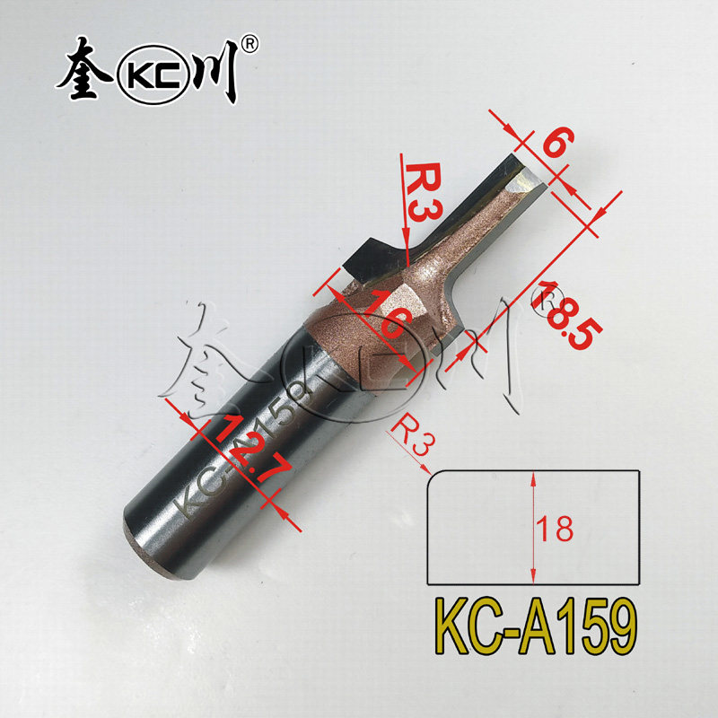 奎川木工电脑雕刻机橱柜门板铣边倒圆角切割开料清底修边一体刀
