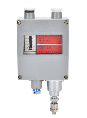 厂家直销 红旗仪表 铝壳压力开关YWK-50C船用压力控制器 0-1MPA