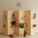 客厅卧室餐馆现代中式 全实木屏风玄关隔断竹编经济可移动折屏酒店