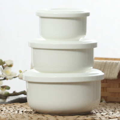 加深带盖碗 可微波大号家用泡面碗陶瓷碗饭盒碗骨瓷保鲜碗蒸蛋碗