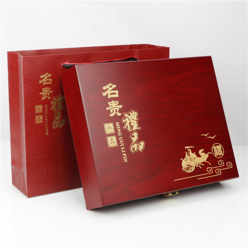 通用名贵礼品包装盒木盒干贝元贝鲍鱼海味干货礼品盒空盒子