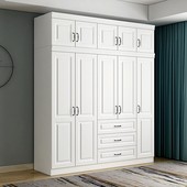 定制卧室柜子靠墙大衣柜2米宽家用简约现代家庭衣橱放被子大容量