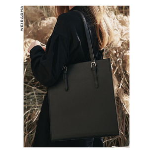 小众包包2021新款 潮单肩斜挎包真皮手提包大容量百搭托特女包大包