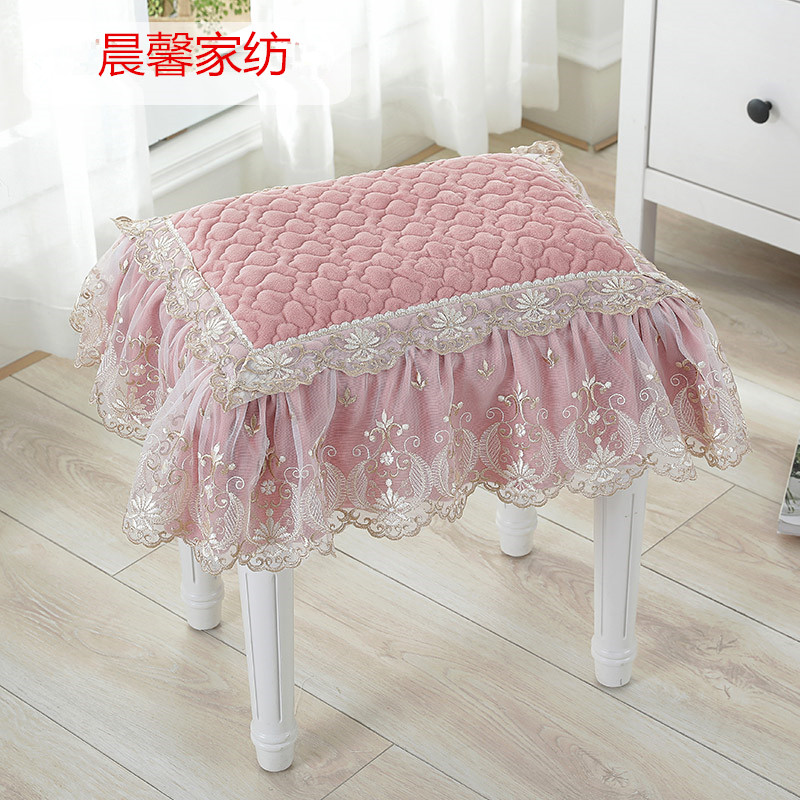 冬季加厚毛绒椅垫椅子坐垫座垫凳子垫子屁股垫家用欧式餐桌椅布艺