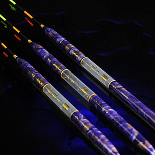 夜行者2020新款电子漂 新紫龙 夜光漂可换尾高灵敏鲫鱼混养夜钓漂